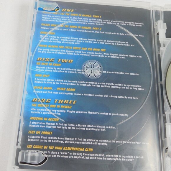 Magnum P.I. Season One 6 DVD Set 2012 Tom Selleck 18 Episodes Action VG+ - Picture 9 of 10